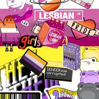 Lesbian and nonbinary wallpaper