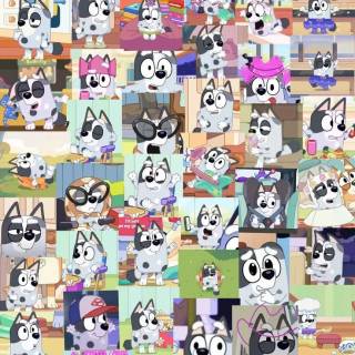 Bluey and Muffin wallpaper