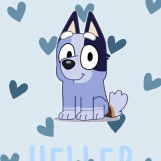 Bluey and Muffin wallpaper