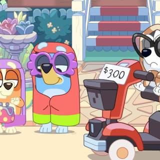 Bluey and Muffin wallpaper