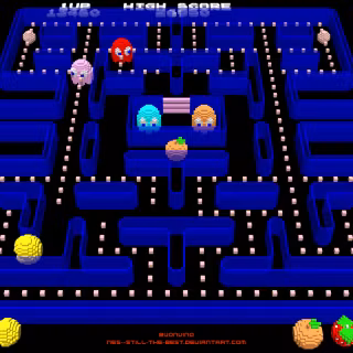 Pac-Man Maze wallpaper