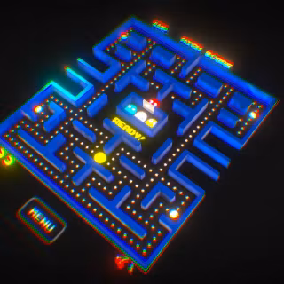Pac-Man Maze wallpaper