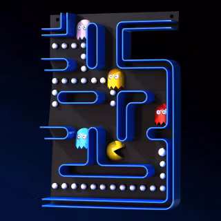 Pac-Man Maze wallpaper
