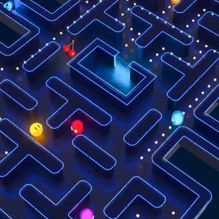 Pac-Man Maze wallpaper