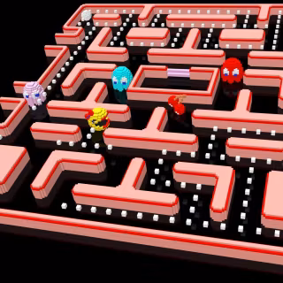 Pac-Man Maze wallpaper