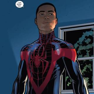 Miles Morales mask off wallpaper