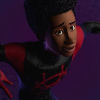 Miles Morales mask off wallpaper