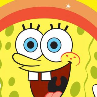 Spongebob rainbow wallpaper