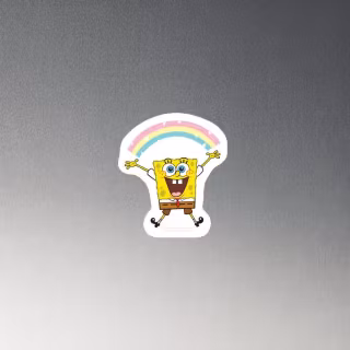 Spongebob rainbow wallpaper