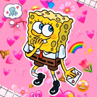 Spongebob rainbow wallpaper