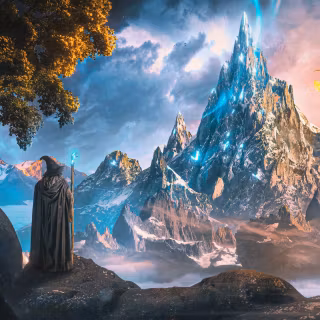Fantasy wizard wallpaper