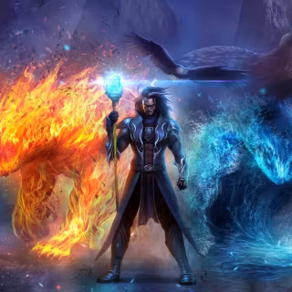 Fantasy wizard wallpaper