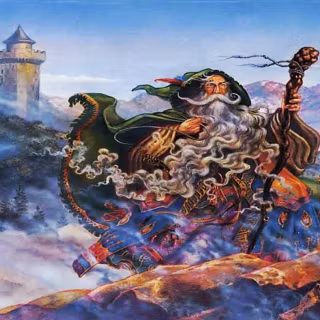 Fantasy wizard wallpaper