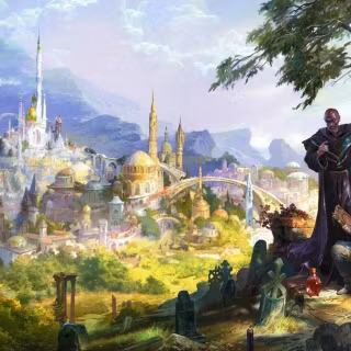 Fantasy wizard wallpaper