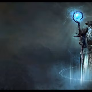 Fantasy wizard wallpaper