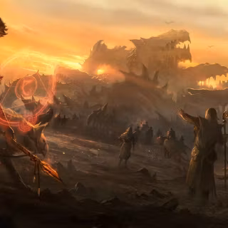 Fantasy wizard wallpaper