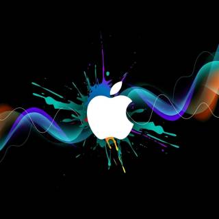 Apple logo iPad wallpaper
