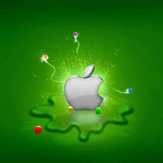 Apple logo iPad wallpaper