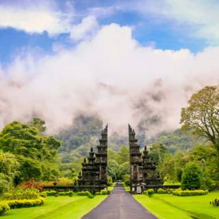 Bali temple wallpaper