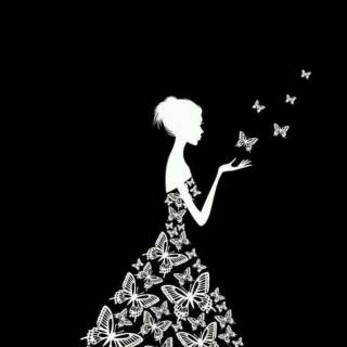 Black princess abstract wallpaper