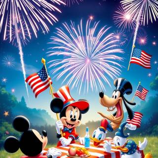 4th of July Disney wallpaper