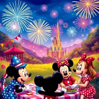 4th of July Disney wallpaper