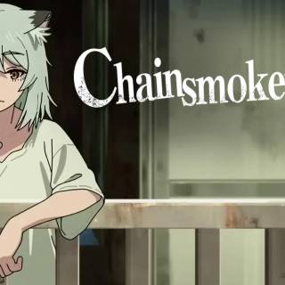 Chainsmoker Cat wallpaper