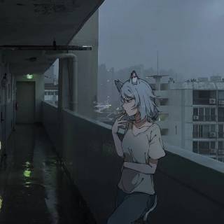 Chainsmoker Cat wallpaper