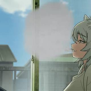 Chainsmoker Cat wallpaper