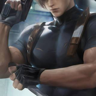 Leon Resident Evil 4k wallpaper