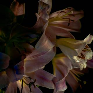 Lilies 4k wallpaper