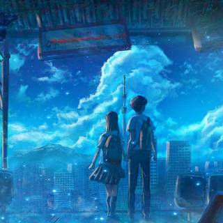 Aesthetic couple desktop wallpaper