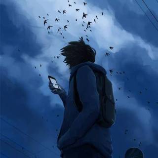 Anime sad 4k mobile wallpaper