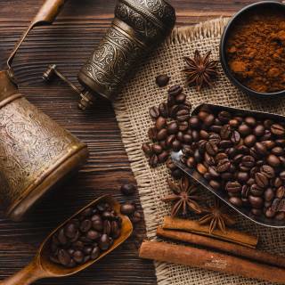 Coffee beans 4k wallpaper