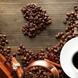 Coffee beans 4k wallpaper