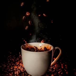 Coffee beans 4k wallpaper