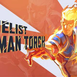 Human Torch 4k wallpaper