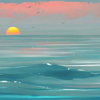 4k beach art wallpaper