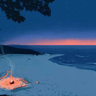 4k beach art wallpaper