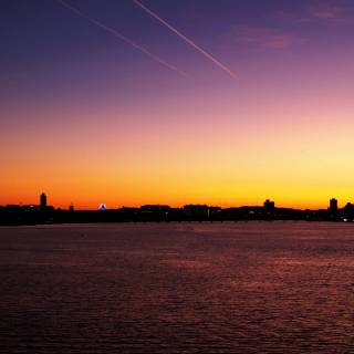 Boston skyline 4k wallpaper