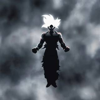 Anime black white 4k wallpaper