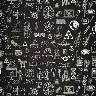 Doodle phone 4k wallpaper