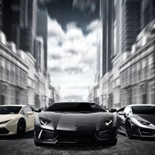 Car 4k black and white wallpaper