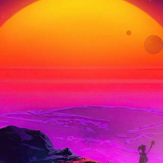 Painting 4k phone wallpaper