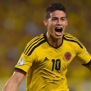 James Rodriguez 4k wallpaper