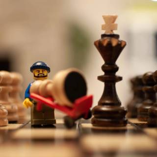 Lego desktop 4k wallpaper