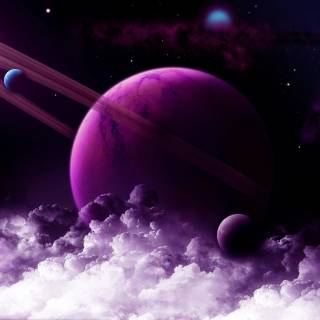 Purple 4k abstract wallpaper