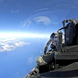 Cockpit view 4k wallpaper