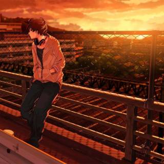 Anime alone boy 4k PC wallpaper