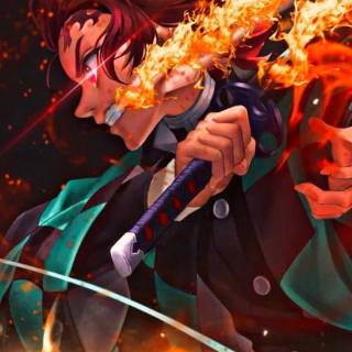 Tanjiro 4k Android wallpaper